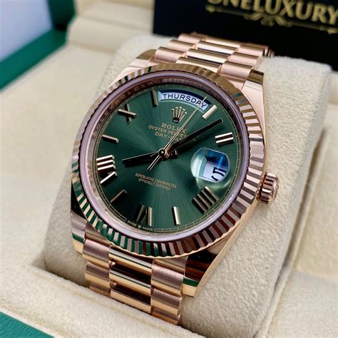 rolex day date 40th anniversary|Rolex Day-Date 40 everose.